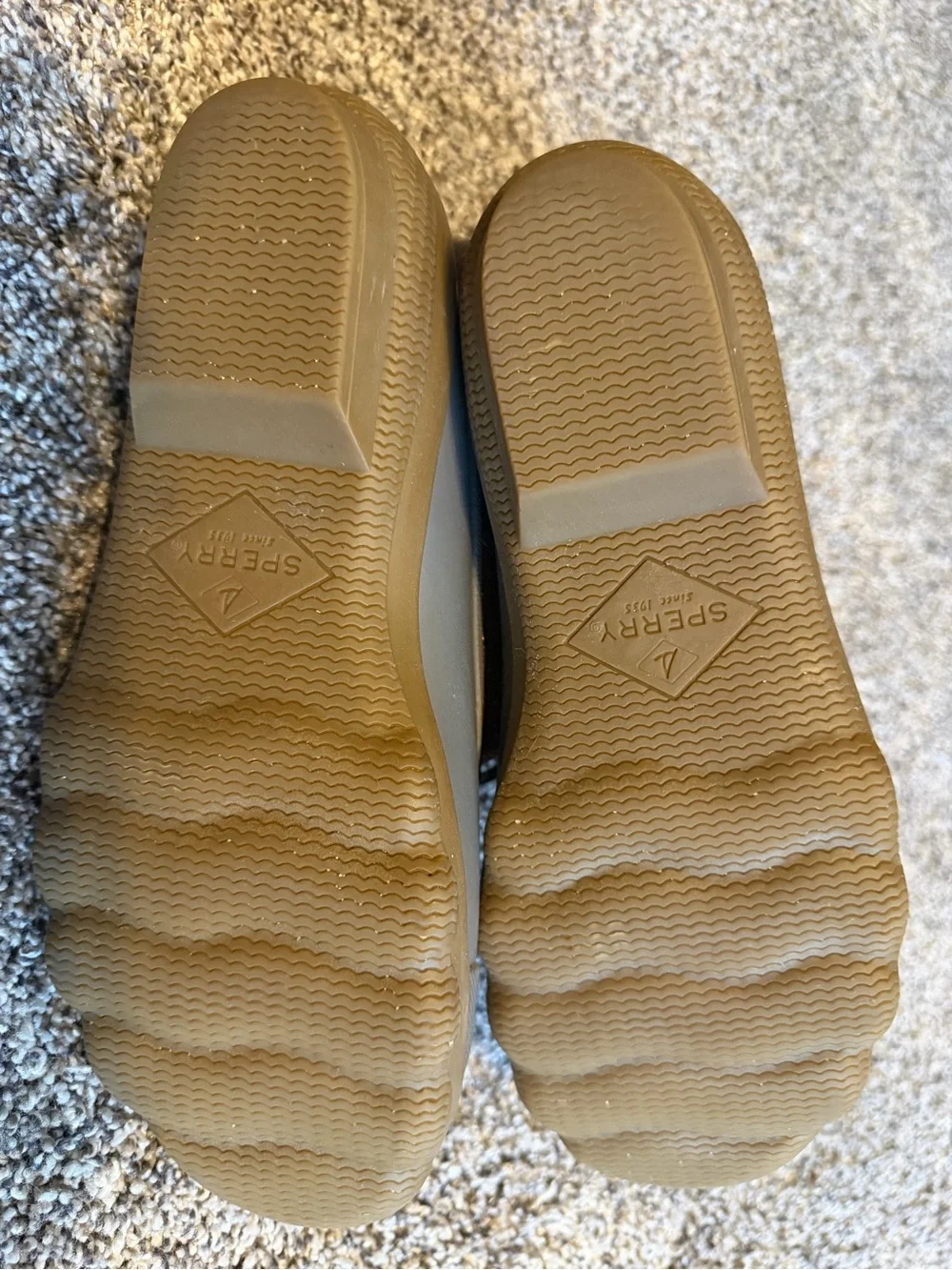 Sperry quilted brown
